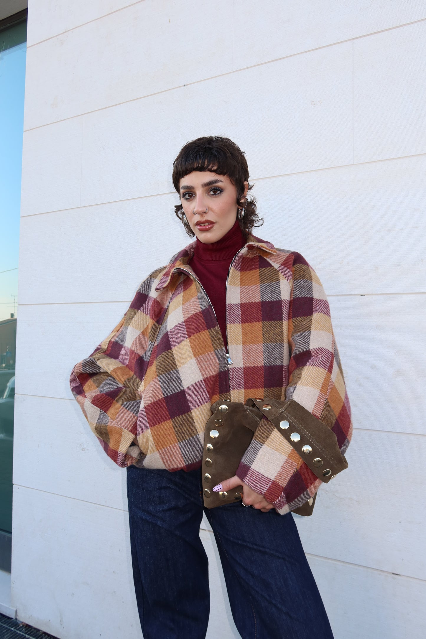 BOMBER “MAPLE” – Plaid Warm Edition