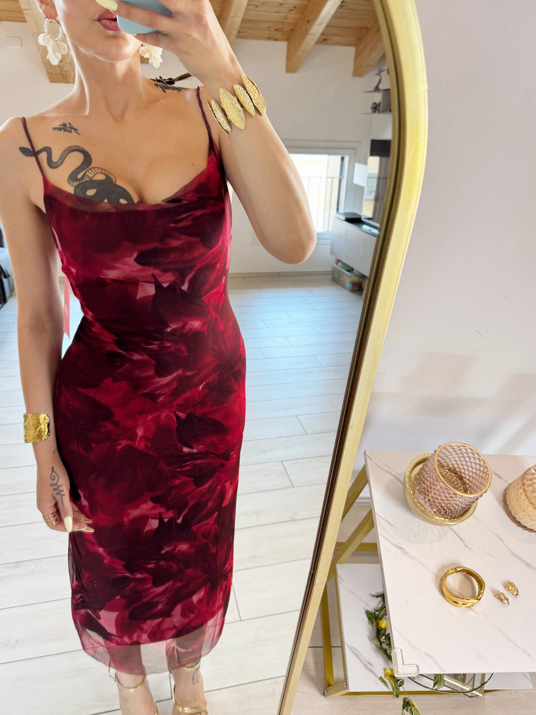 Abito “Mirage” Fucsia