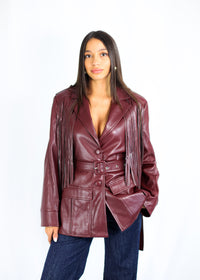 BLAZER DAKOTA – BORDEAUX FRANGE EDITION