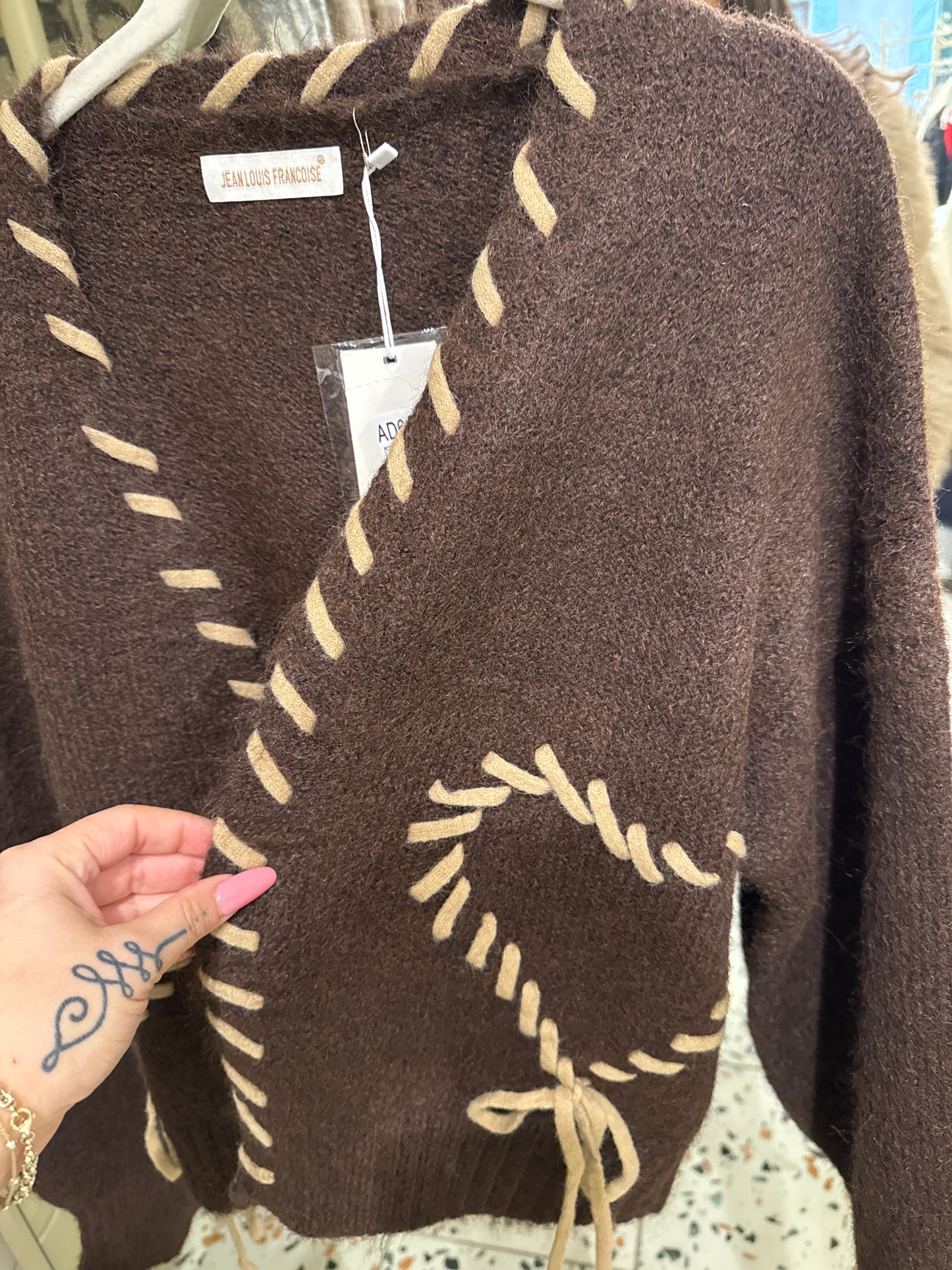 Cardigan intreccio AD64802