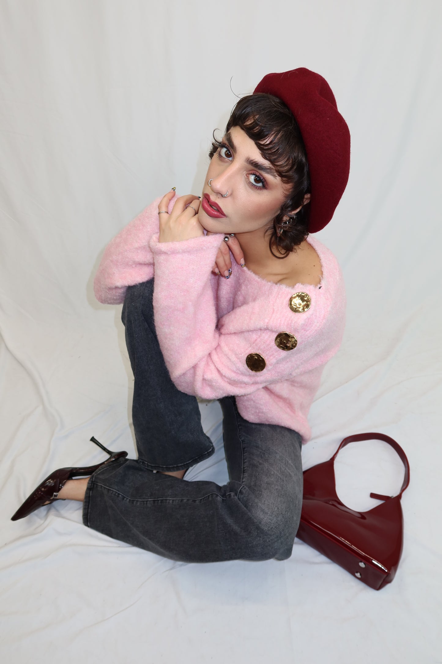 MAGLIONE “LUCILLE” ROSA