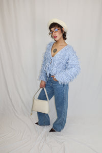 MAGLIONE LOOPY AZZURRO