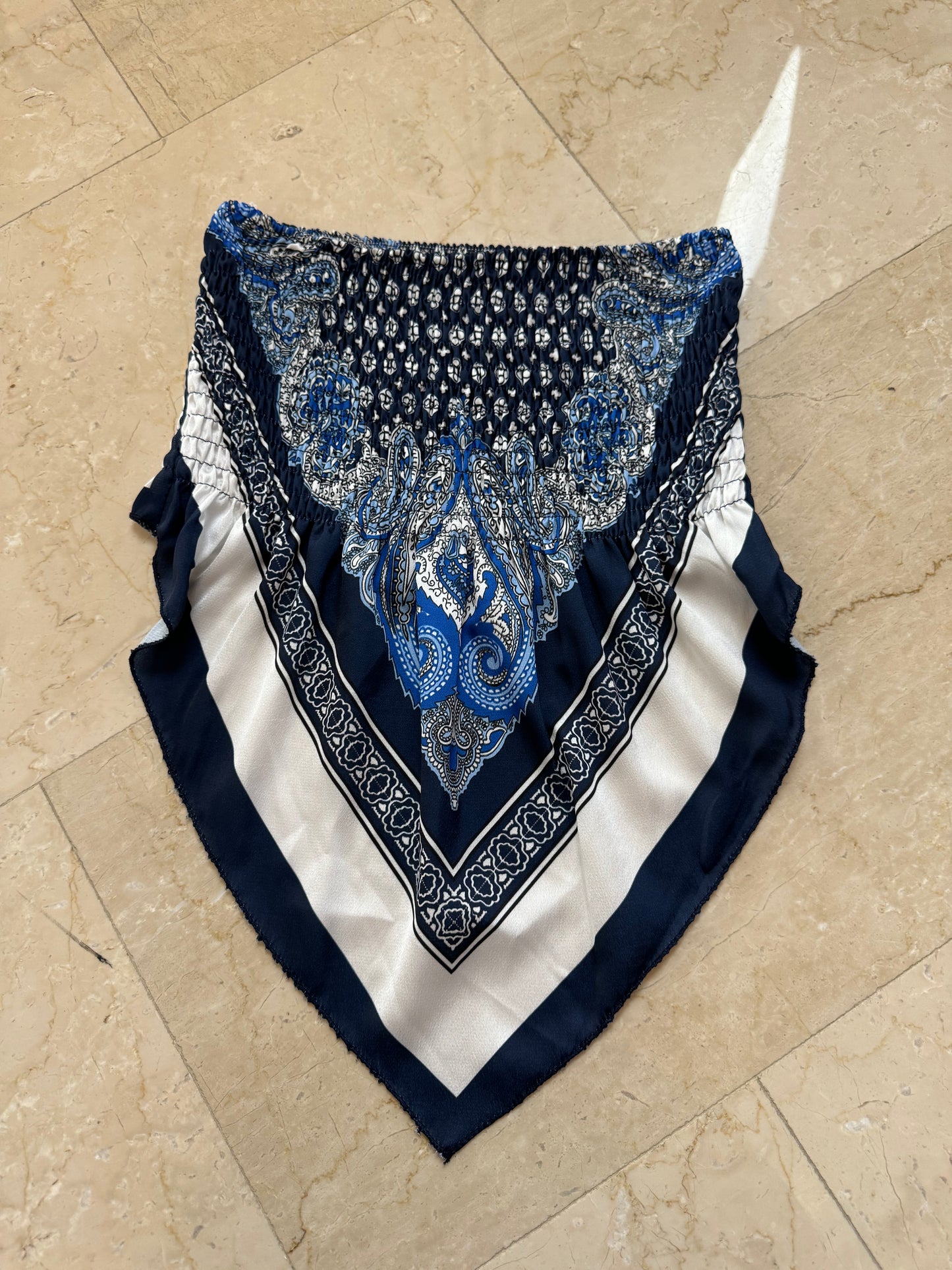 Top Bandana Blu Notte