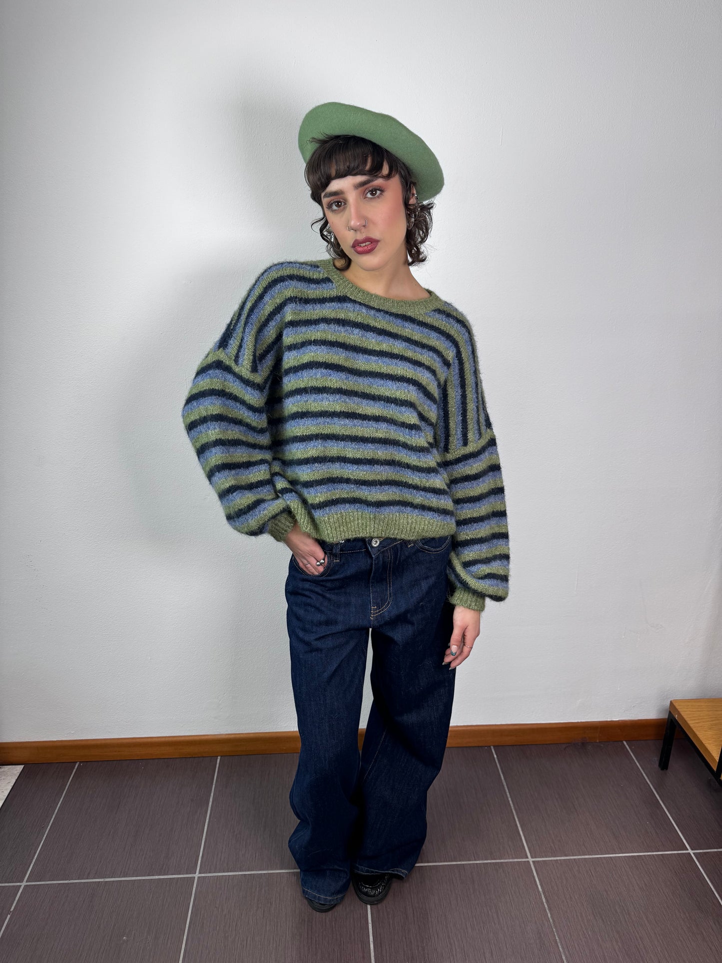 Maglione righe Gioya 51218