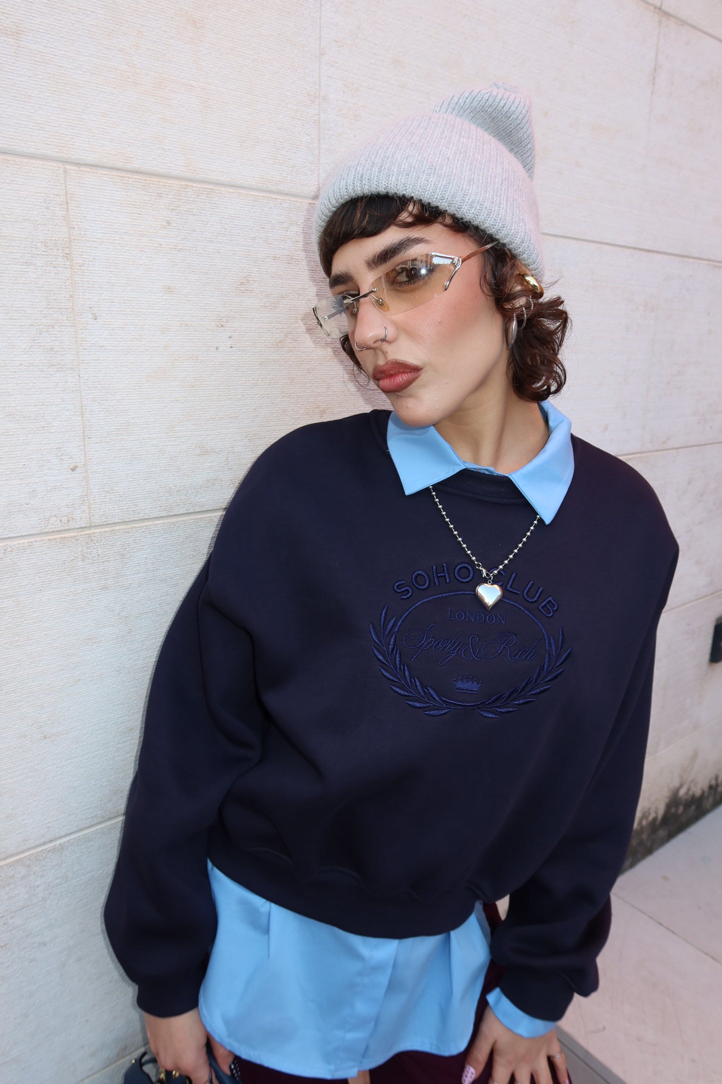 FELPA OVERSIZE “SOHO CLUB”