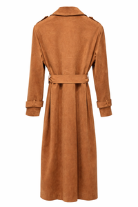 TRENCH SUEDE “BOJACK” - KIKKSIX KXGI2080MOR