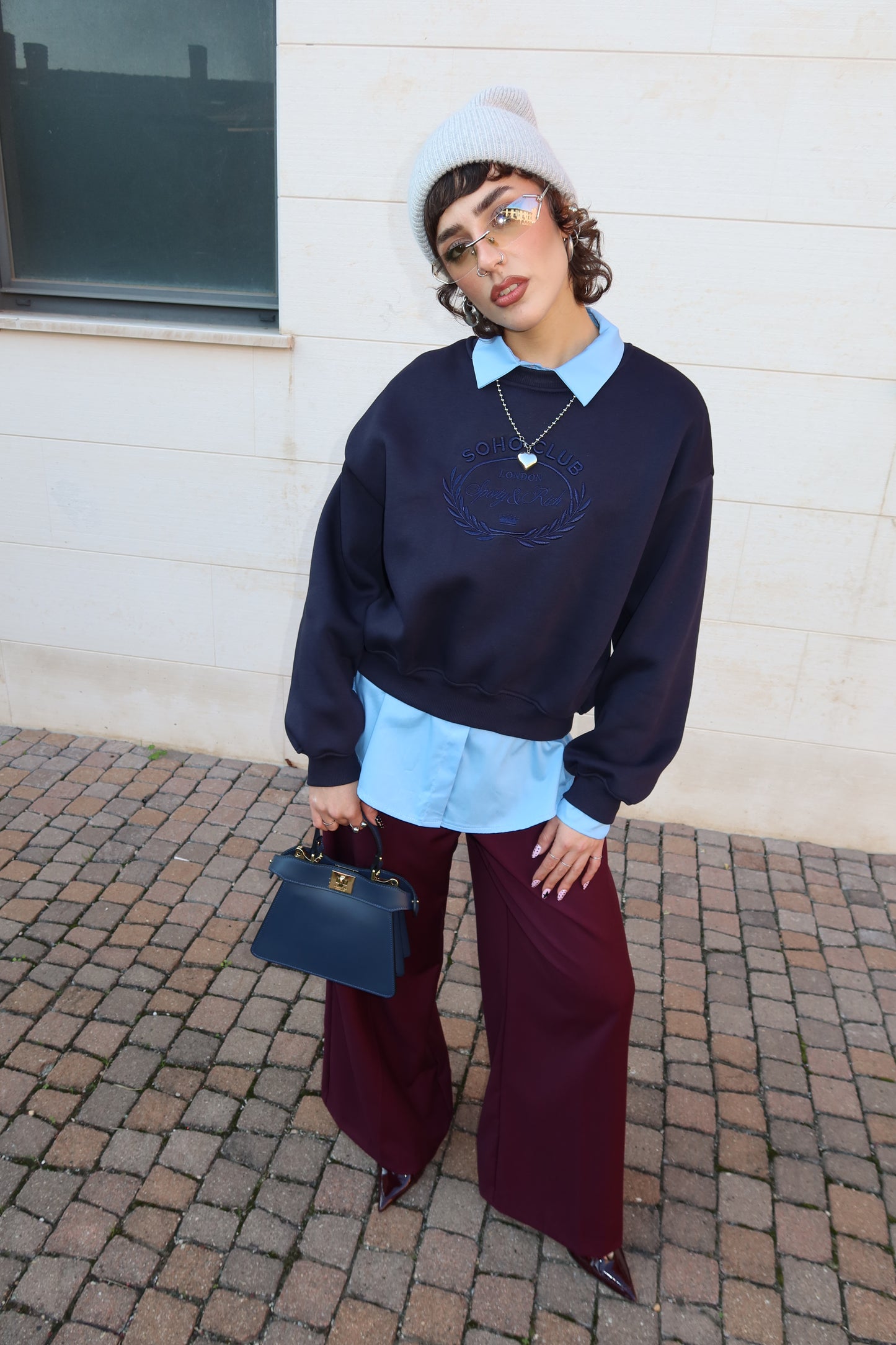 FELPA OVERSIZE “SOHO CLUB”