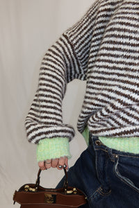 MAGLIONE OVERSIZE A RIGHE