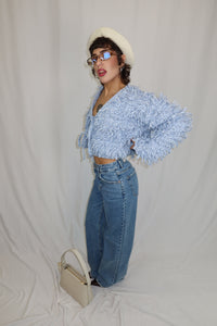 MAGLIONE LOOPY AZZURRO