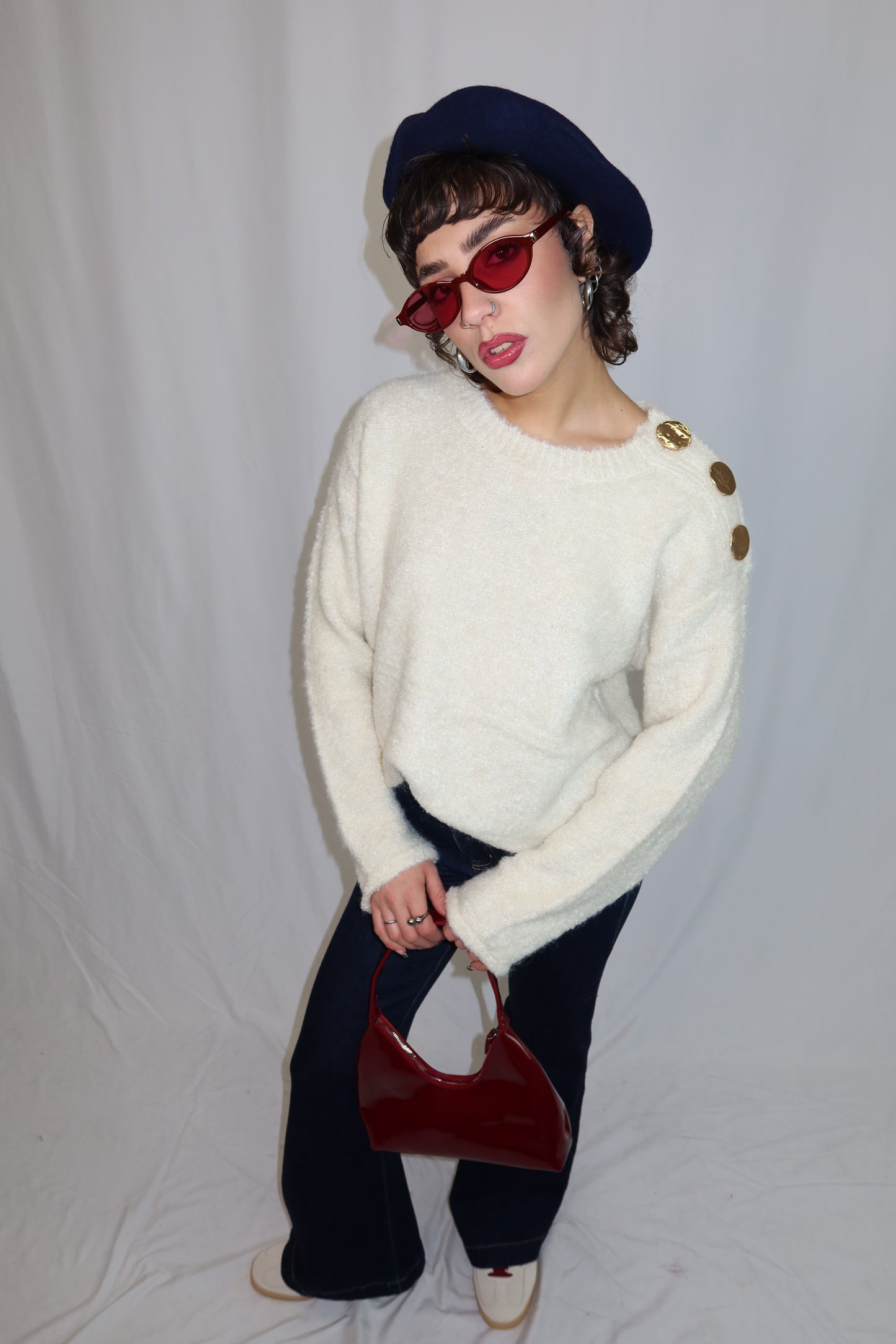 MAGLIONE “LUCILLE” PANNA