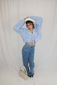 MAGLIONE LOOPY AZZURRO