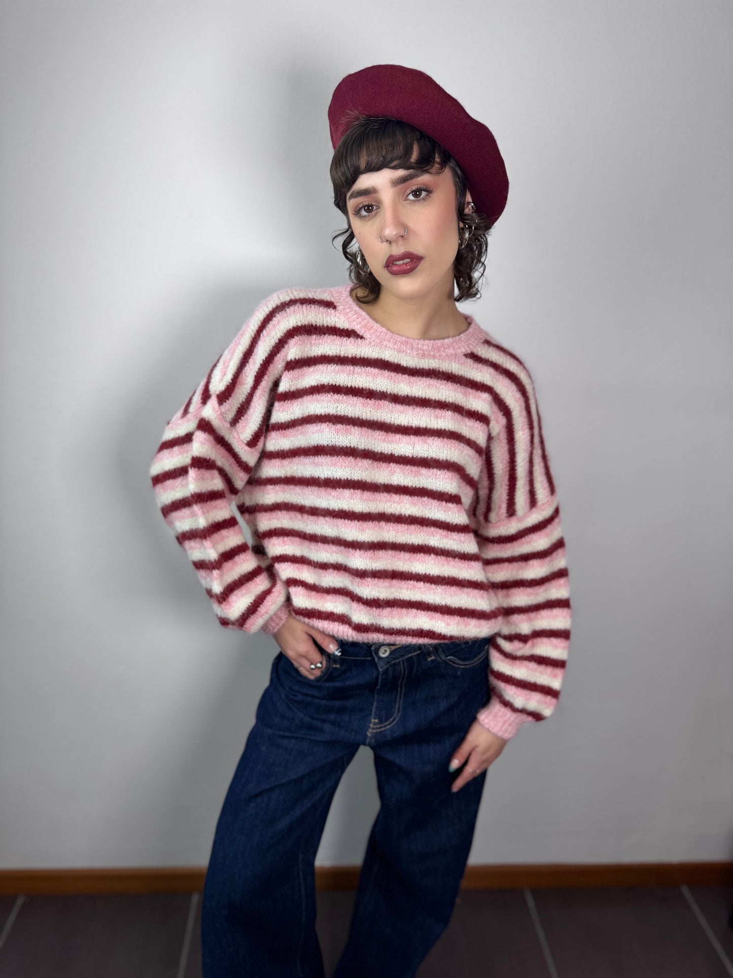 MAGLIONE RIGHE CLOUDY