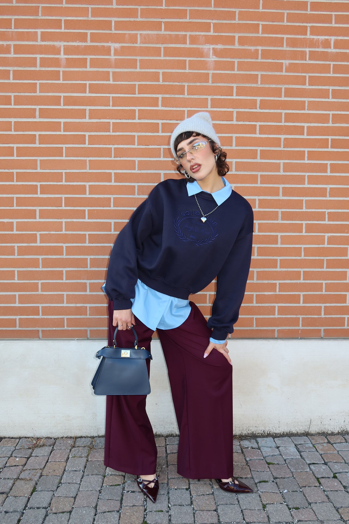 FELPA OVERSIZE “SOHO CLUB”