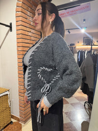 Cardigan intreccio AD64802