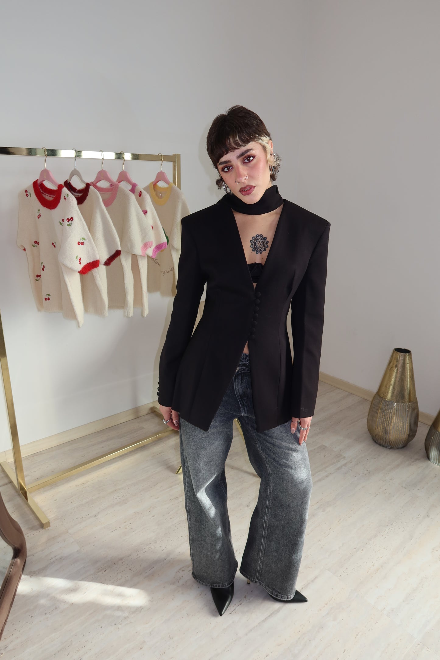 Blazer “Noir Élan”