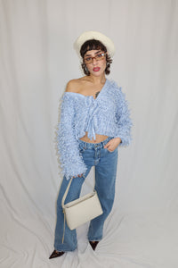 MAGLIONE LOOPY AZZURRO