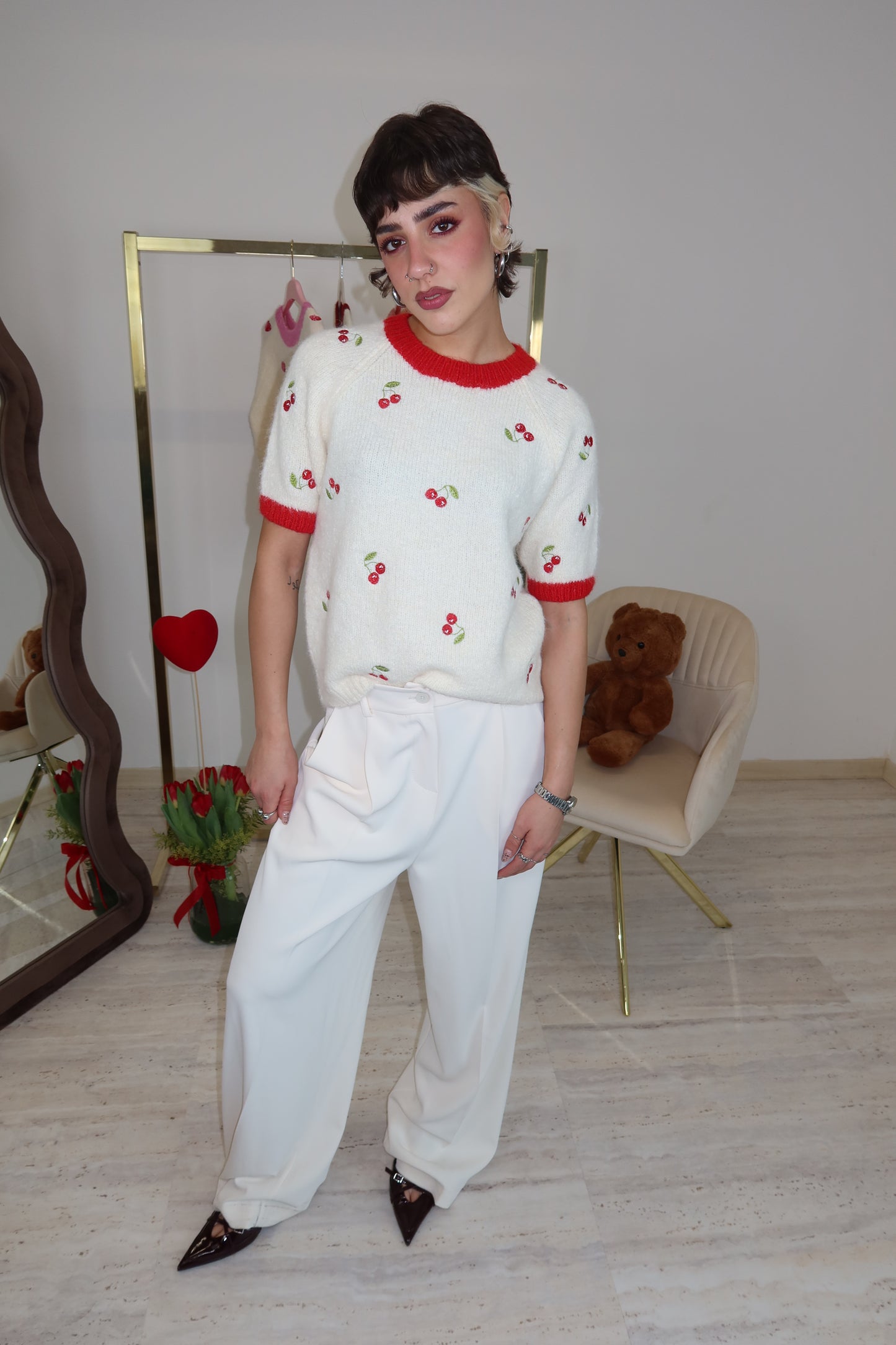 Maglioncino “ Cherry Mood”