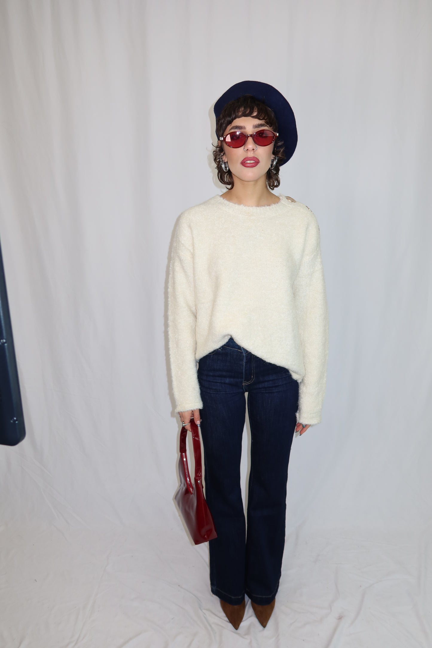 MAGLIONE “LUCILLE” PANNA