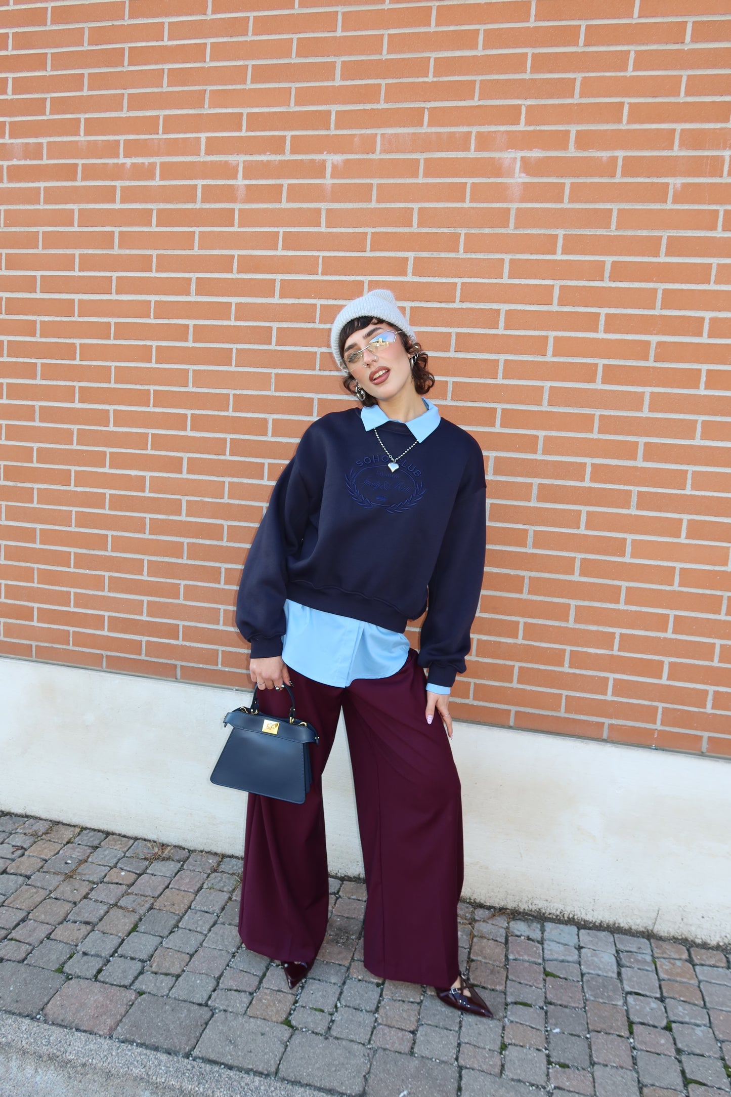 FELPA OVERSIZE “SOHO CLUB”