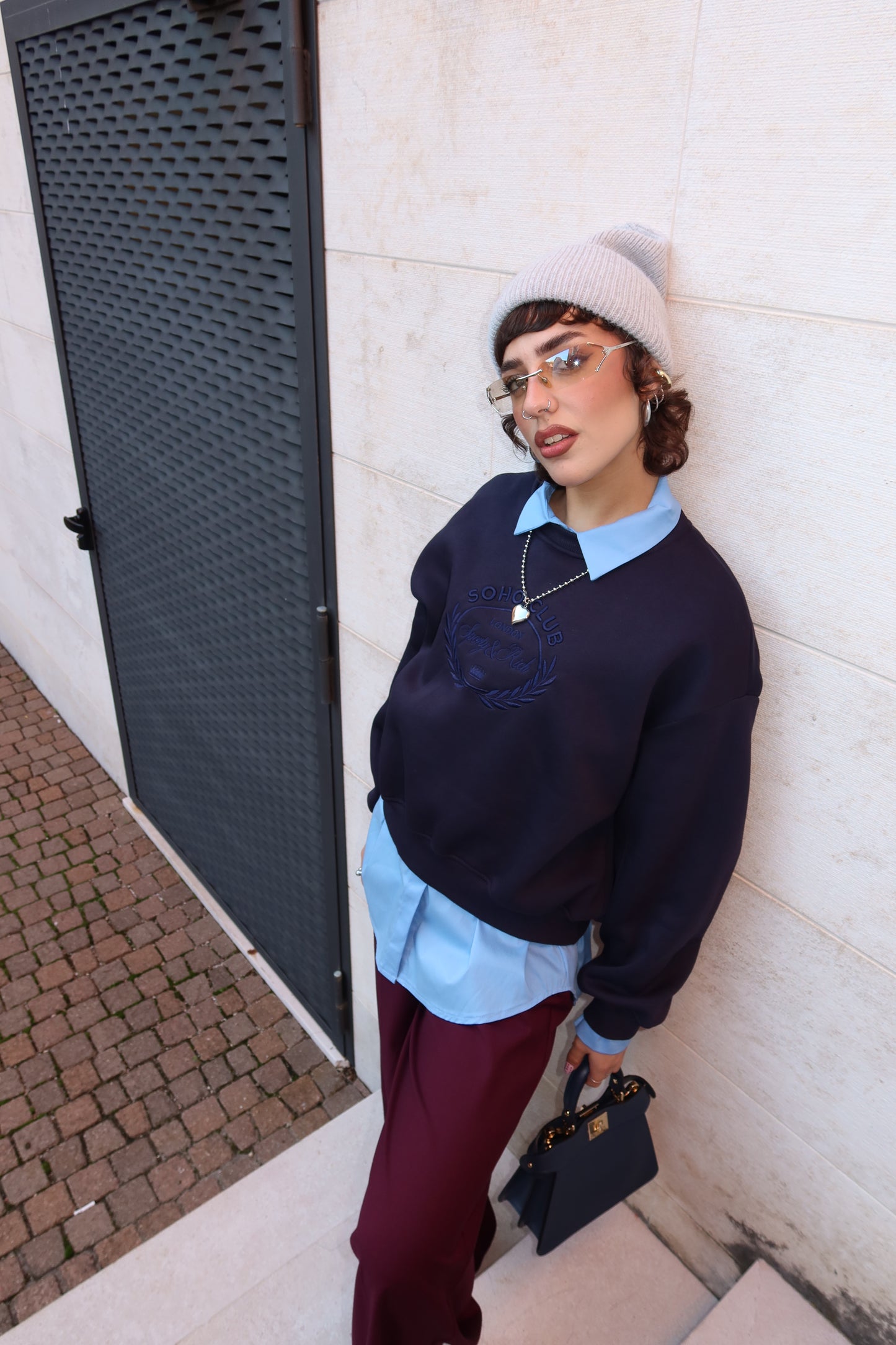 FELPA OVERSIZE “SOHO CLUB”