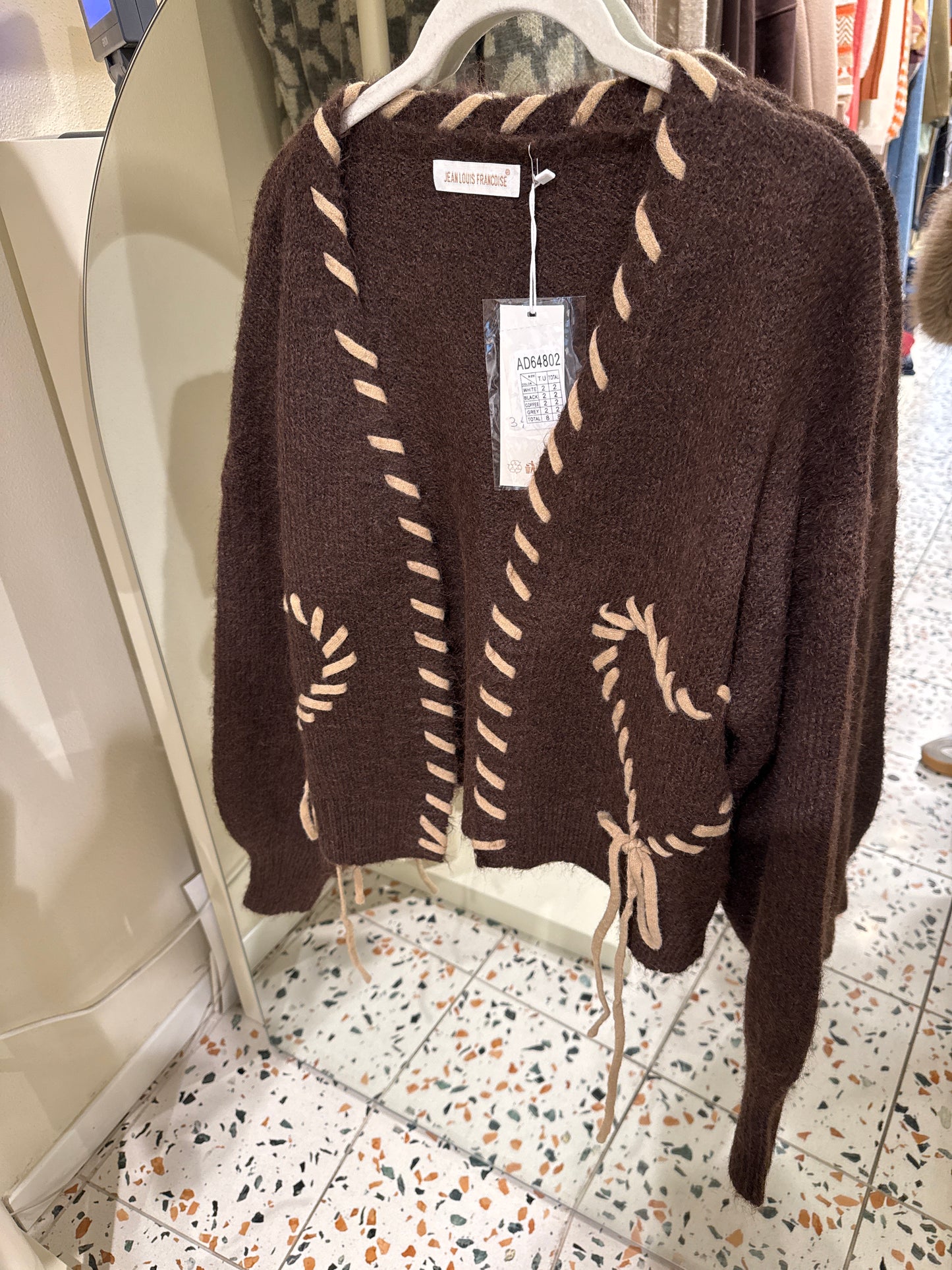 Cardigan intreccio AD64802