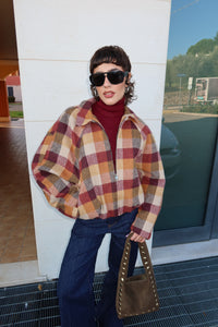 BOMBER “MAPLE” – Plaid Warm Edition