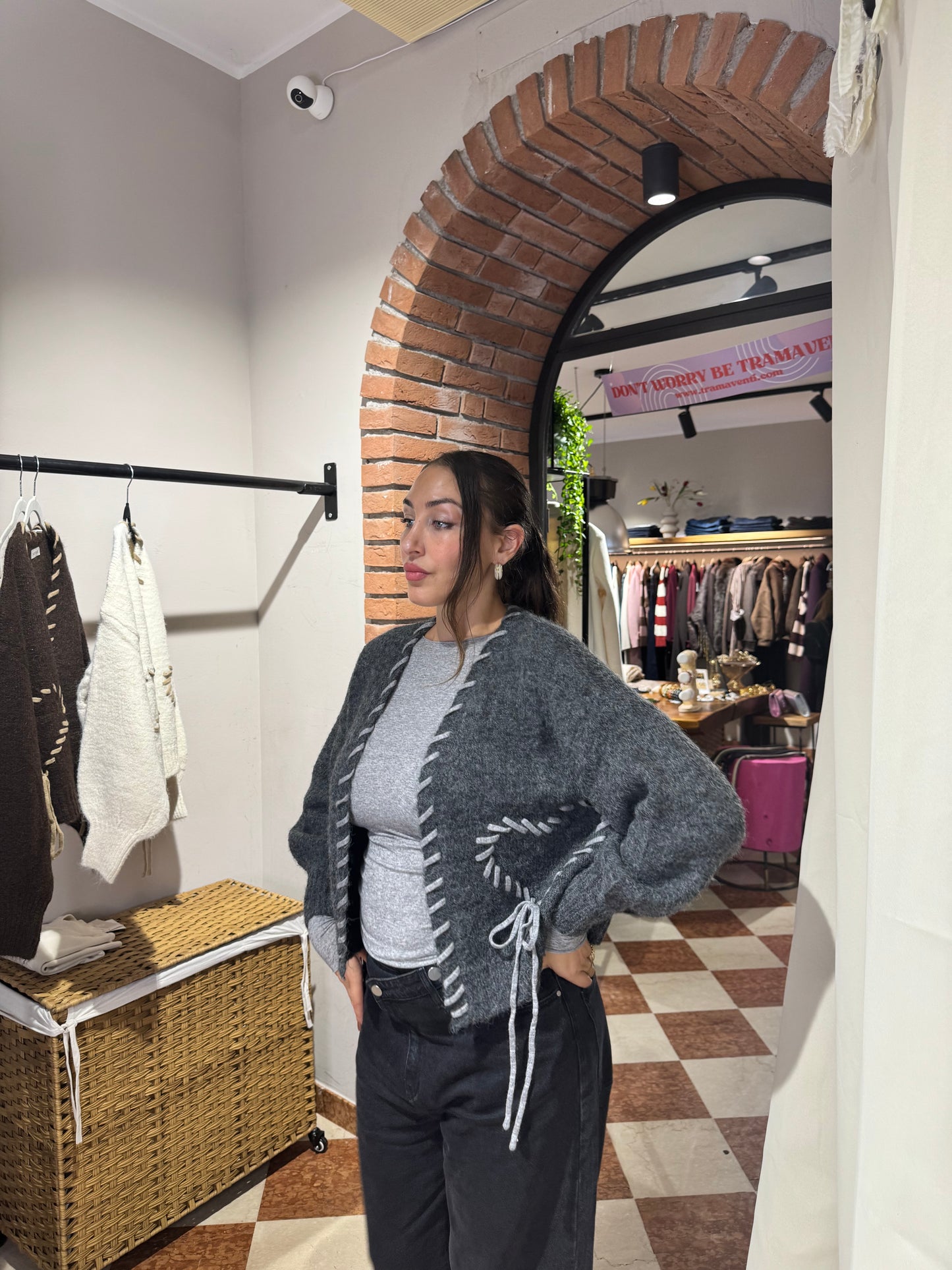 Cardigan intreccio AD64802