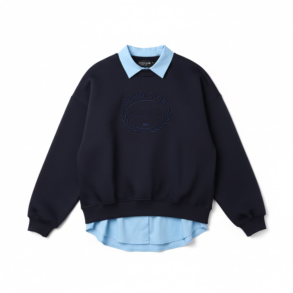 FELPA OVERSIZE “SOHO CLUB”