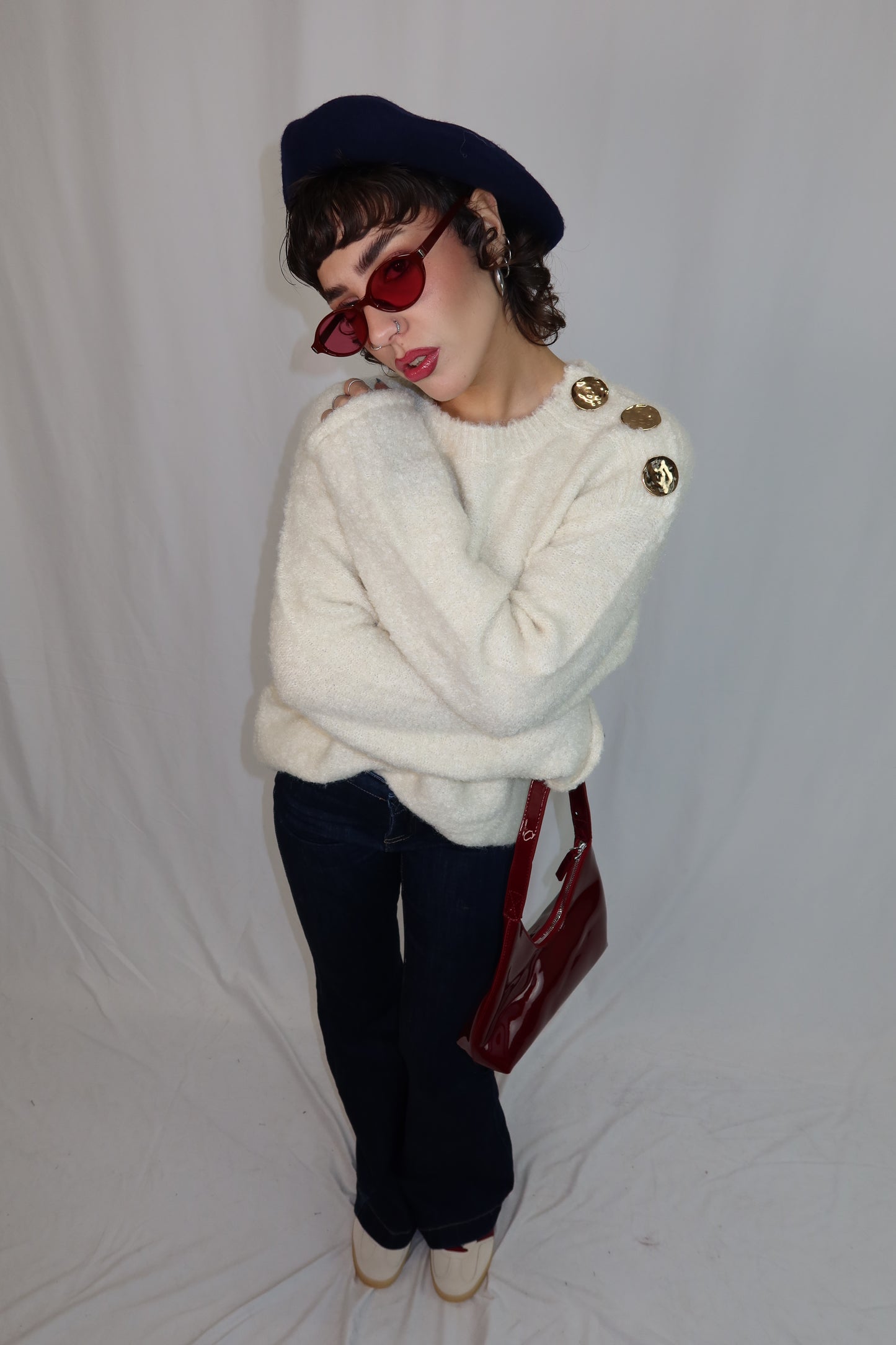 MAGLIONE “LUCILLE” PANNA