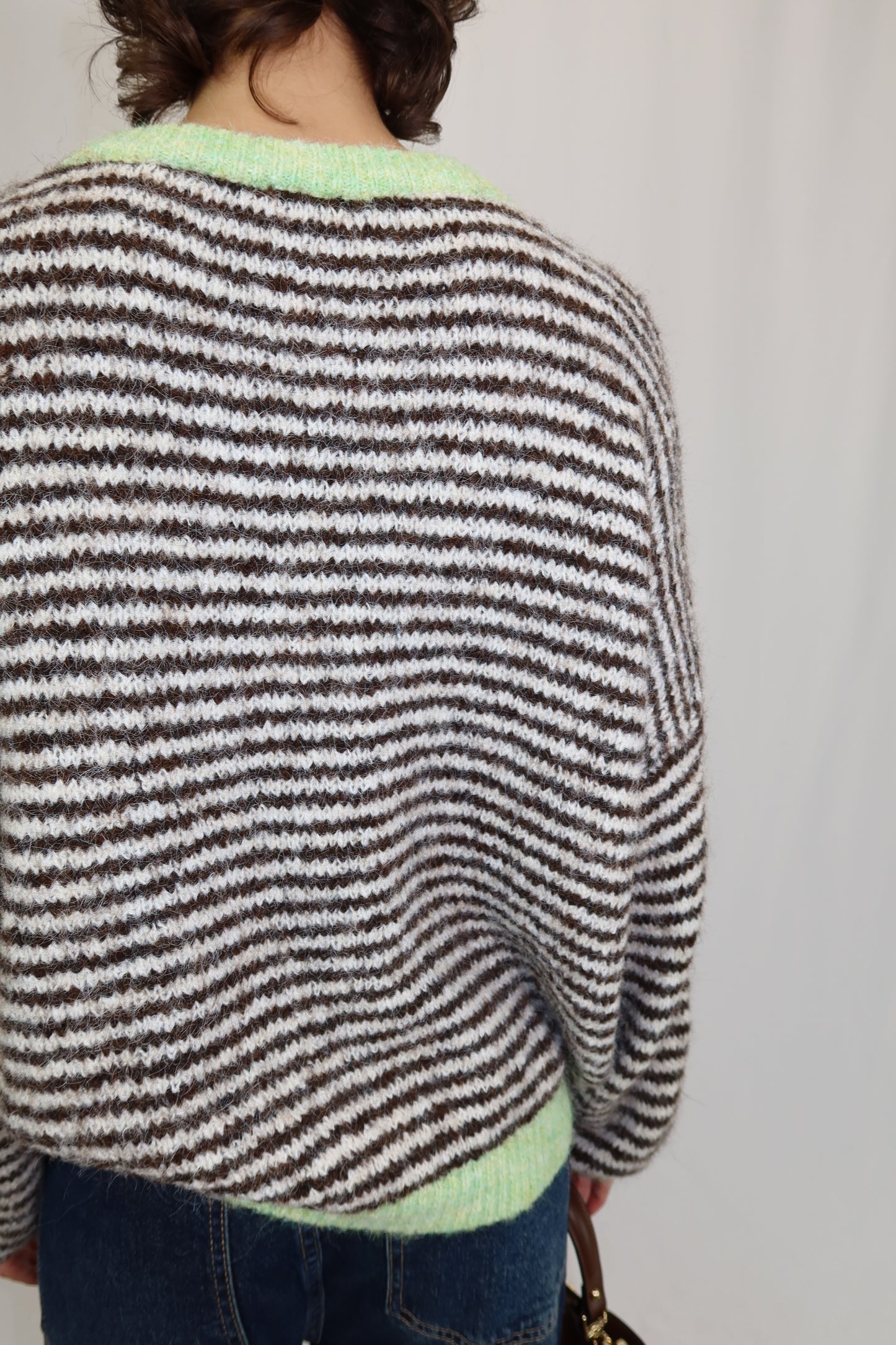 MAGLIONE OVERSIZE A RIGHE