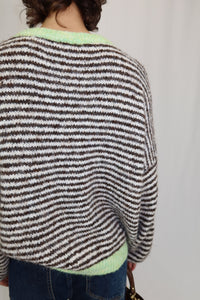 MAGLIONE OVERSIZE A RIGHE