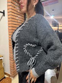 Cardigan intreccio AD64802