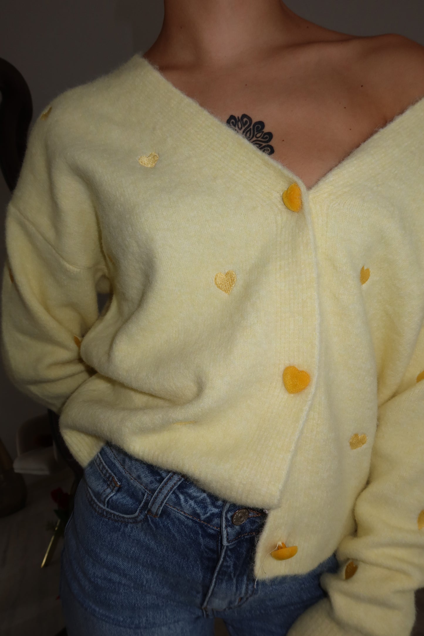 Cardigan “Valentina” Giallo