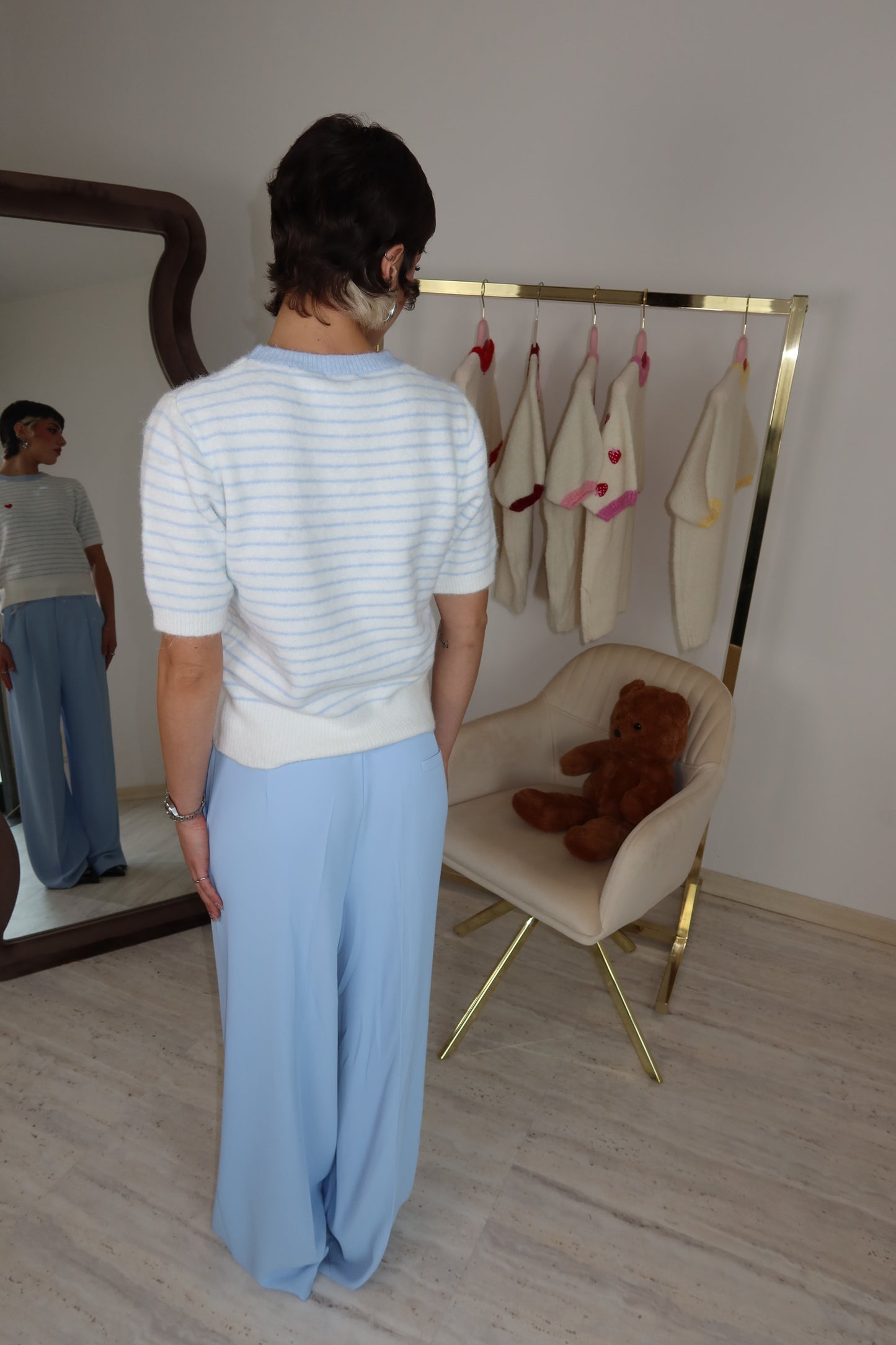 Maglioncino manica corta “Bisou”