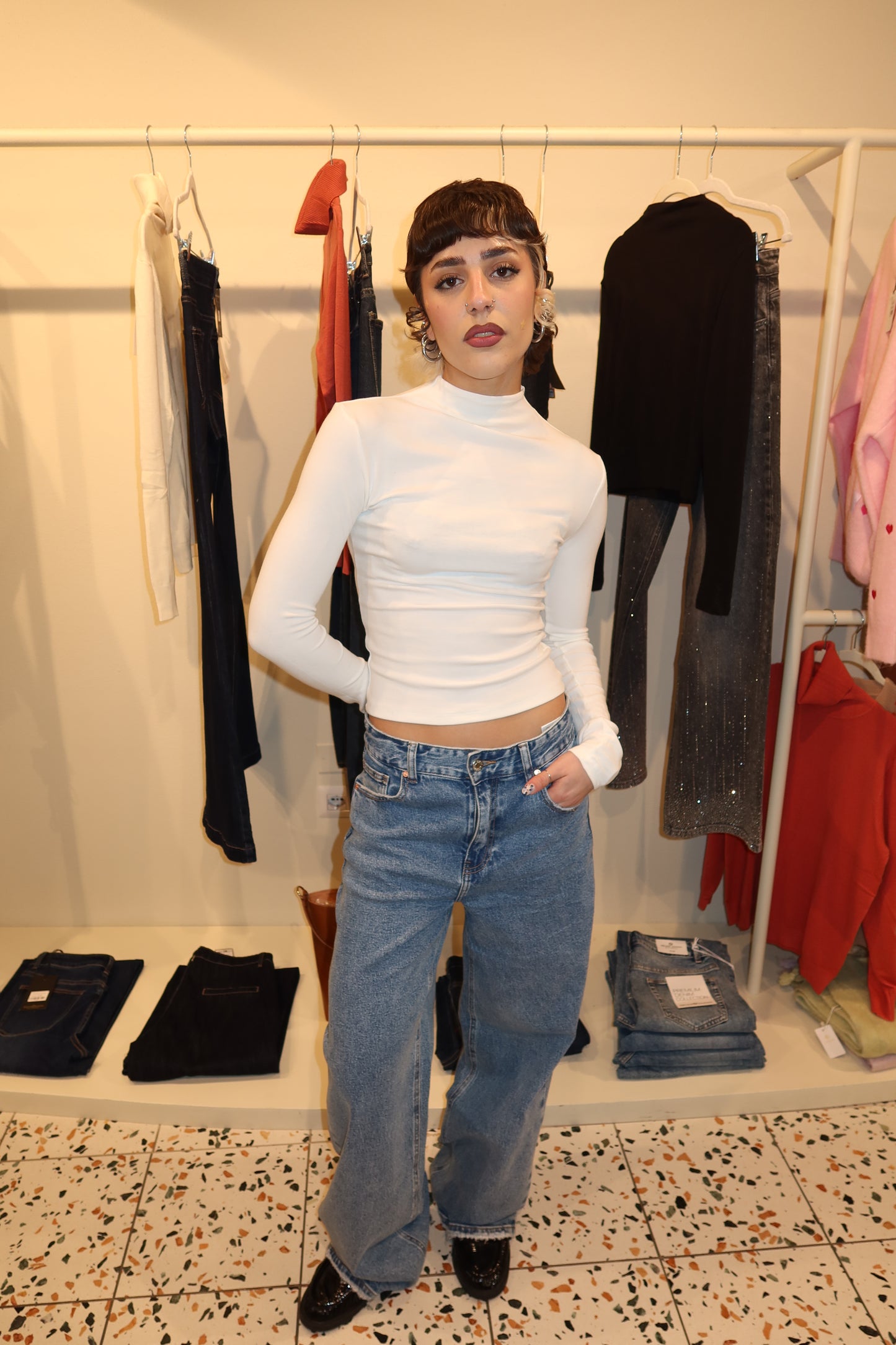 Maglia strech A64040 my style