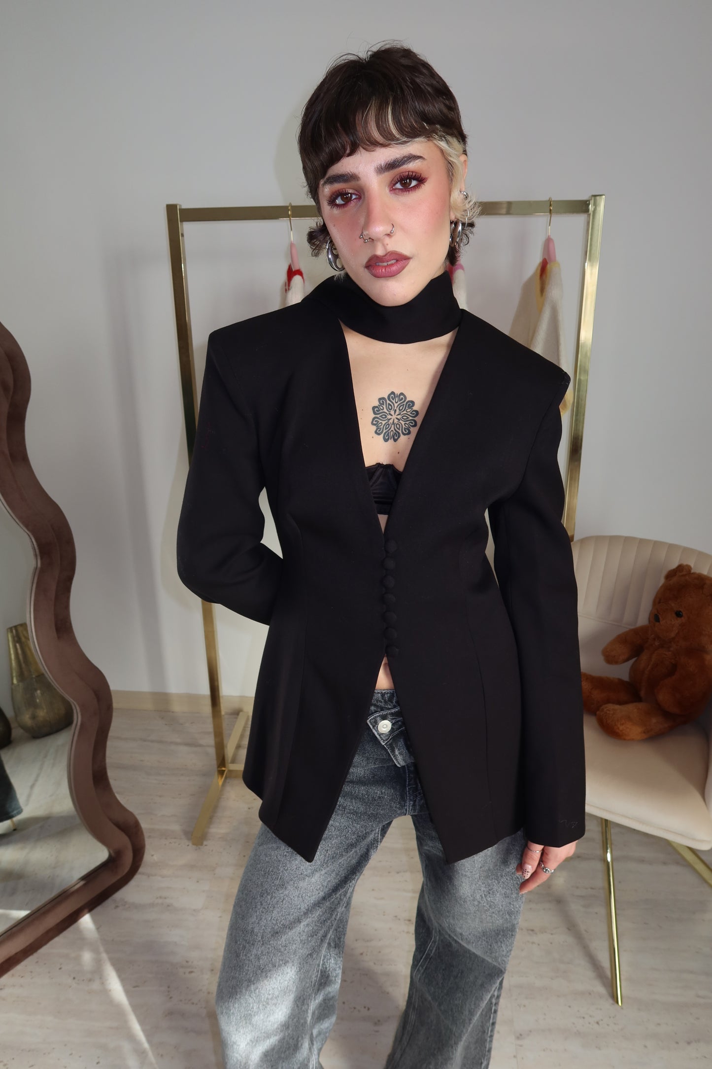 Blazer “Noir Élan”