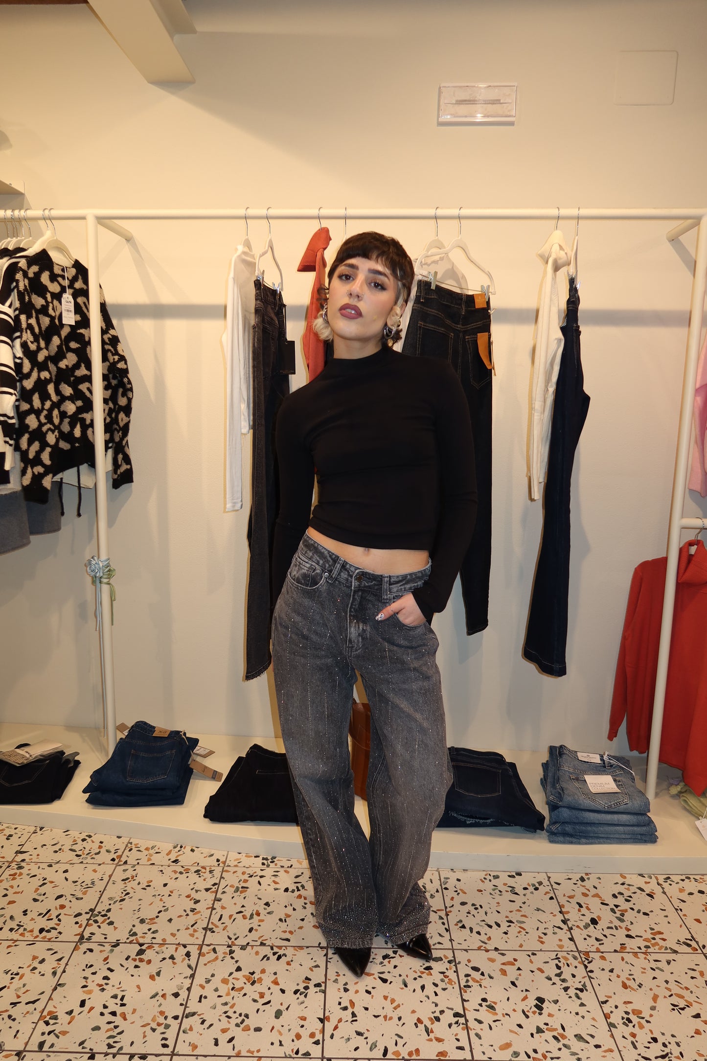 Maglia strech A64040 my style