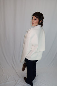 GIACCA FRANGE “IVORY WEST”