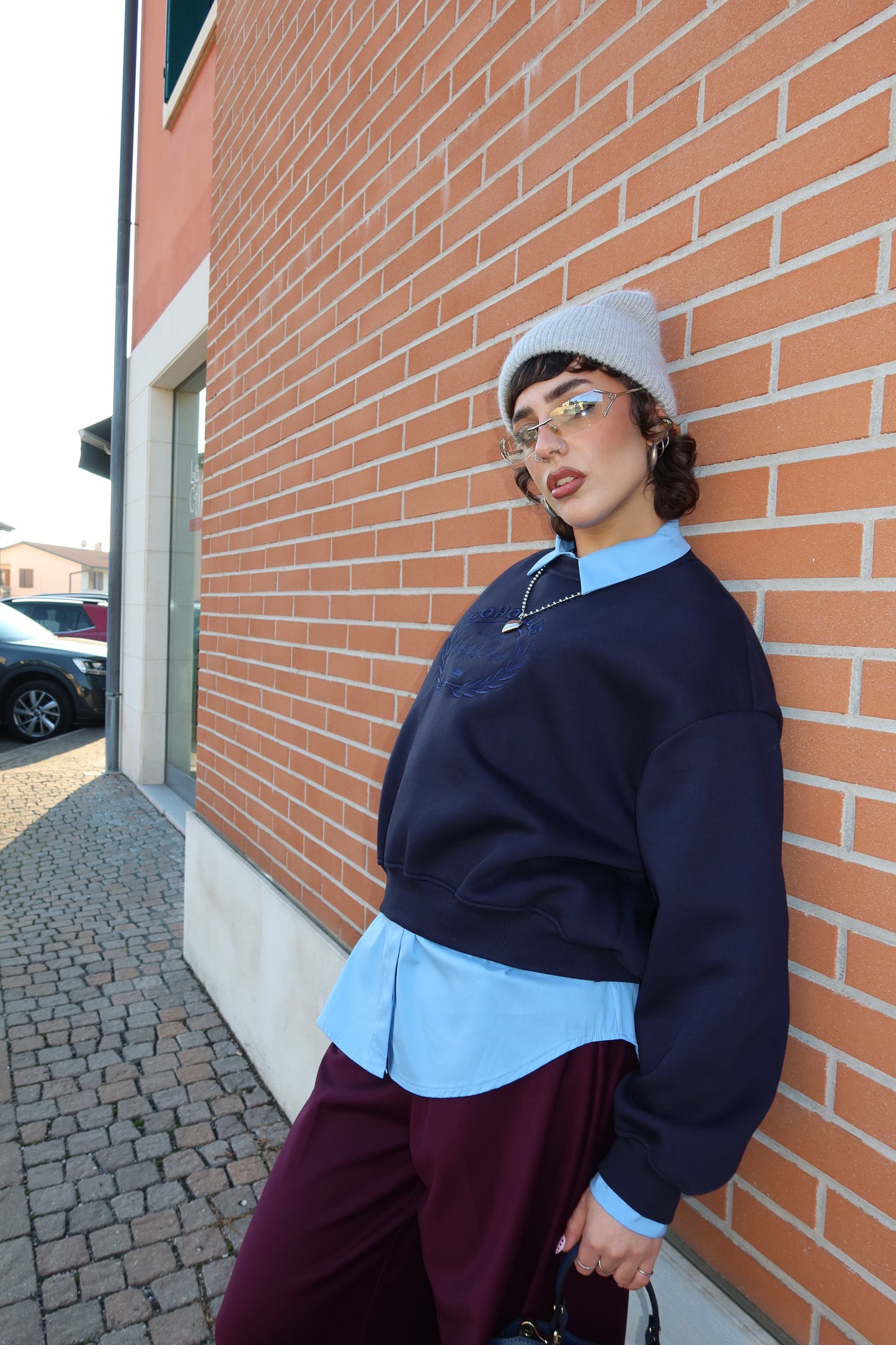 FELPA OVERSIZE “SOHO CLUB”