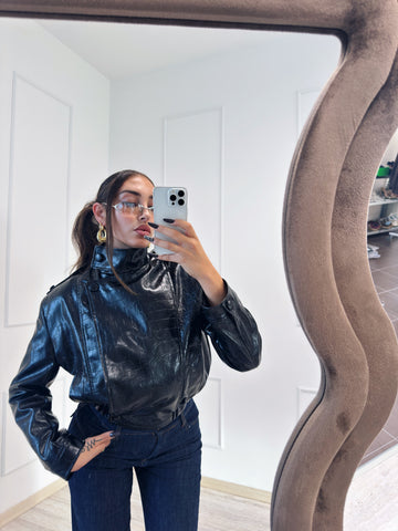 KORA JACKET — Giacca effetto cocco