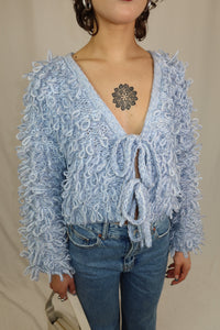 MAGLIONE LOOPY AZZURRO