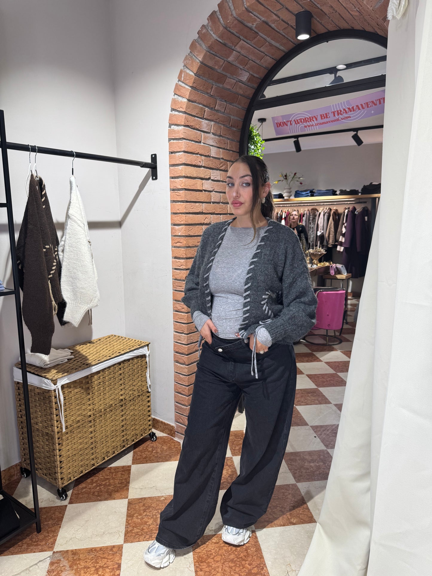 Cardigan intreccio AD64802