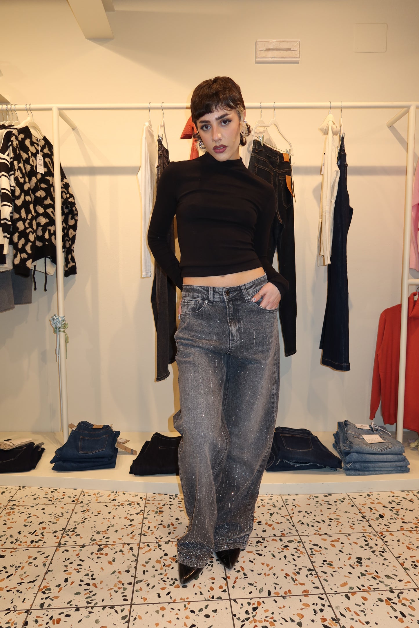 Maglia strech A64040 my style