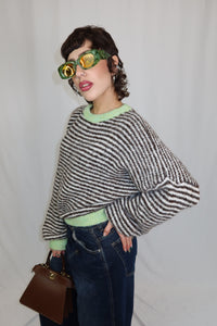 MAGLIONE OVERSIZE A RIGHE