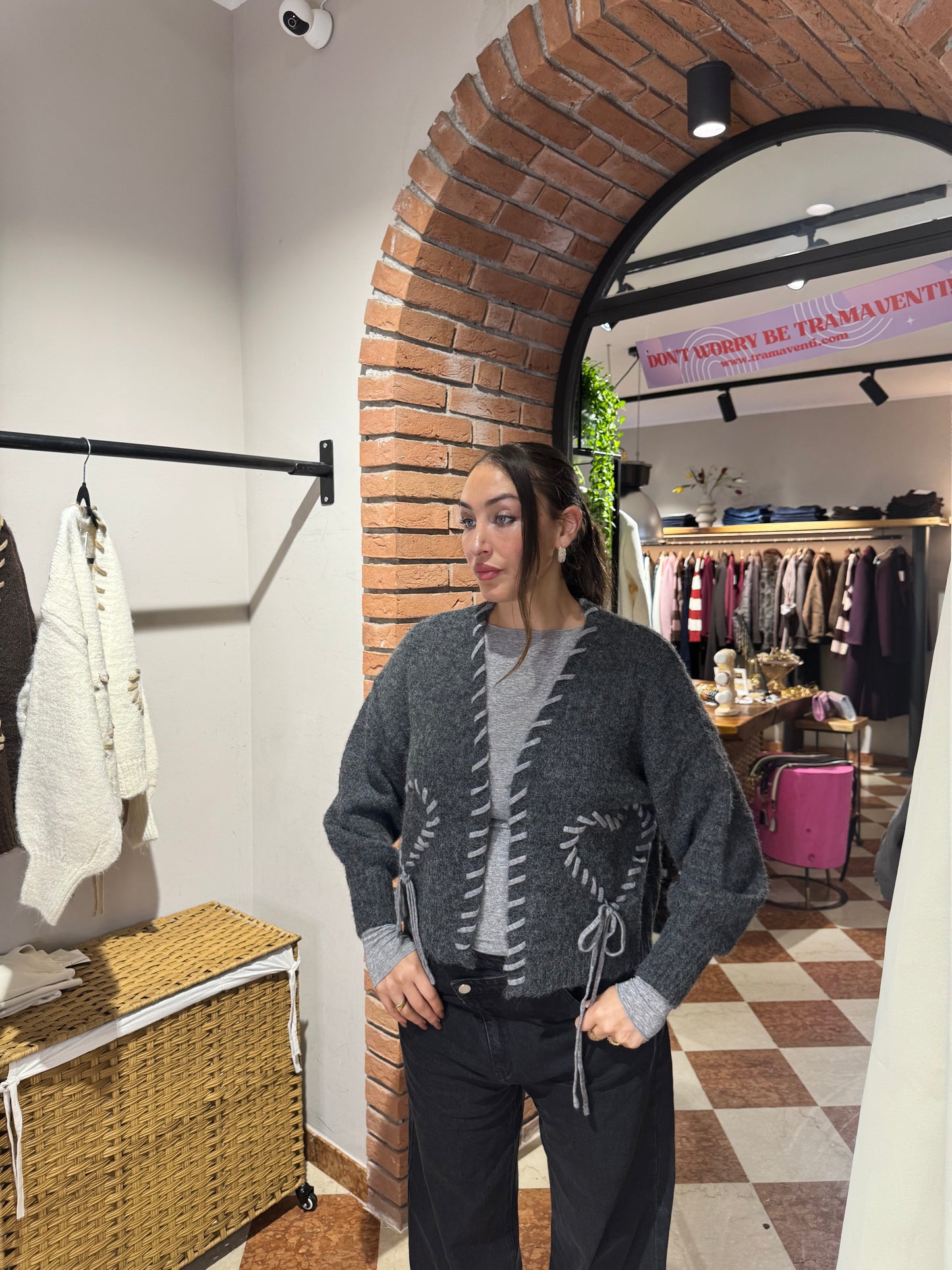 Cardigan intreccio AD64802