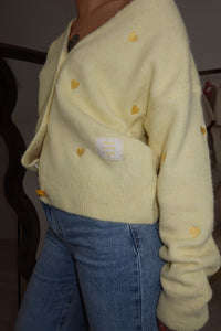 Cardigan “Valentina” Giallo