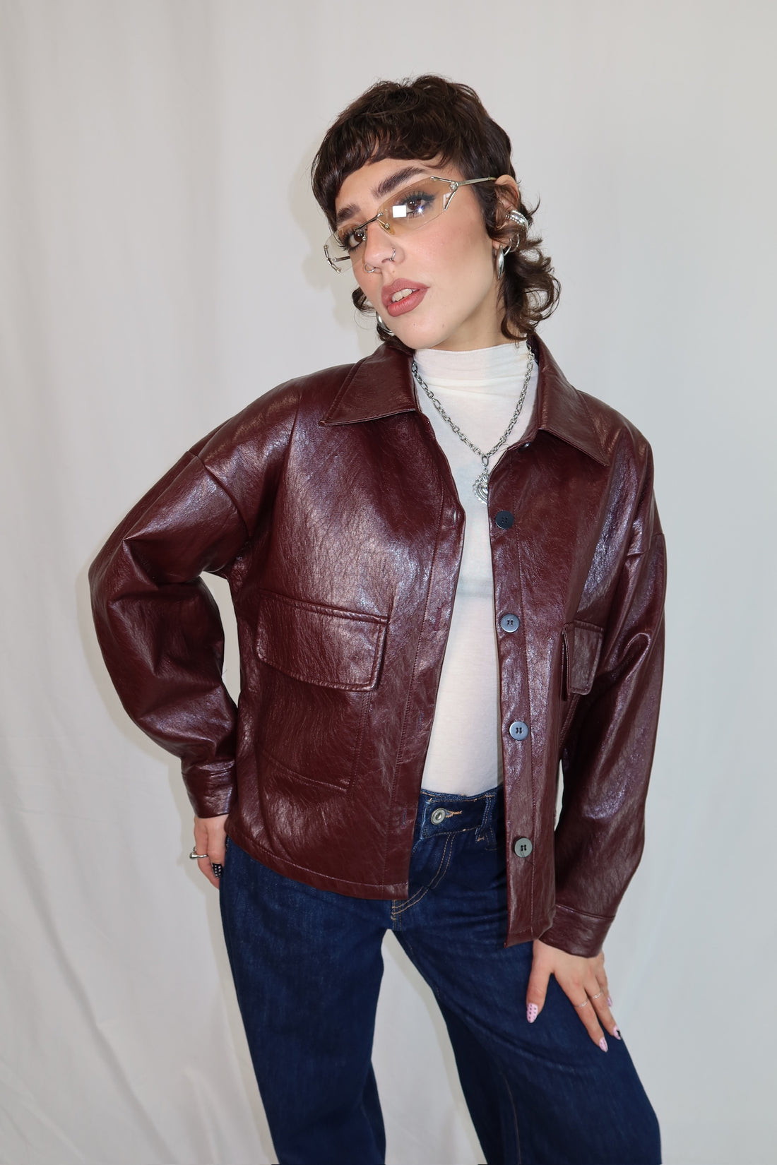 CAMICIA "VINYL" - Defilè D206