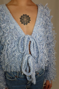 MAGLIONE LOOPY AZZURRO