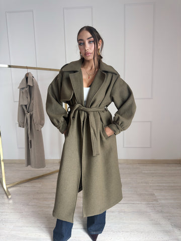 CAPPOTTO ÉLAN IN MISTO LANA