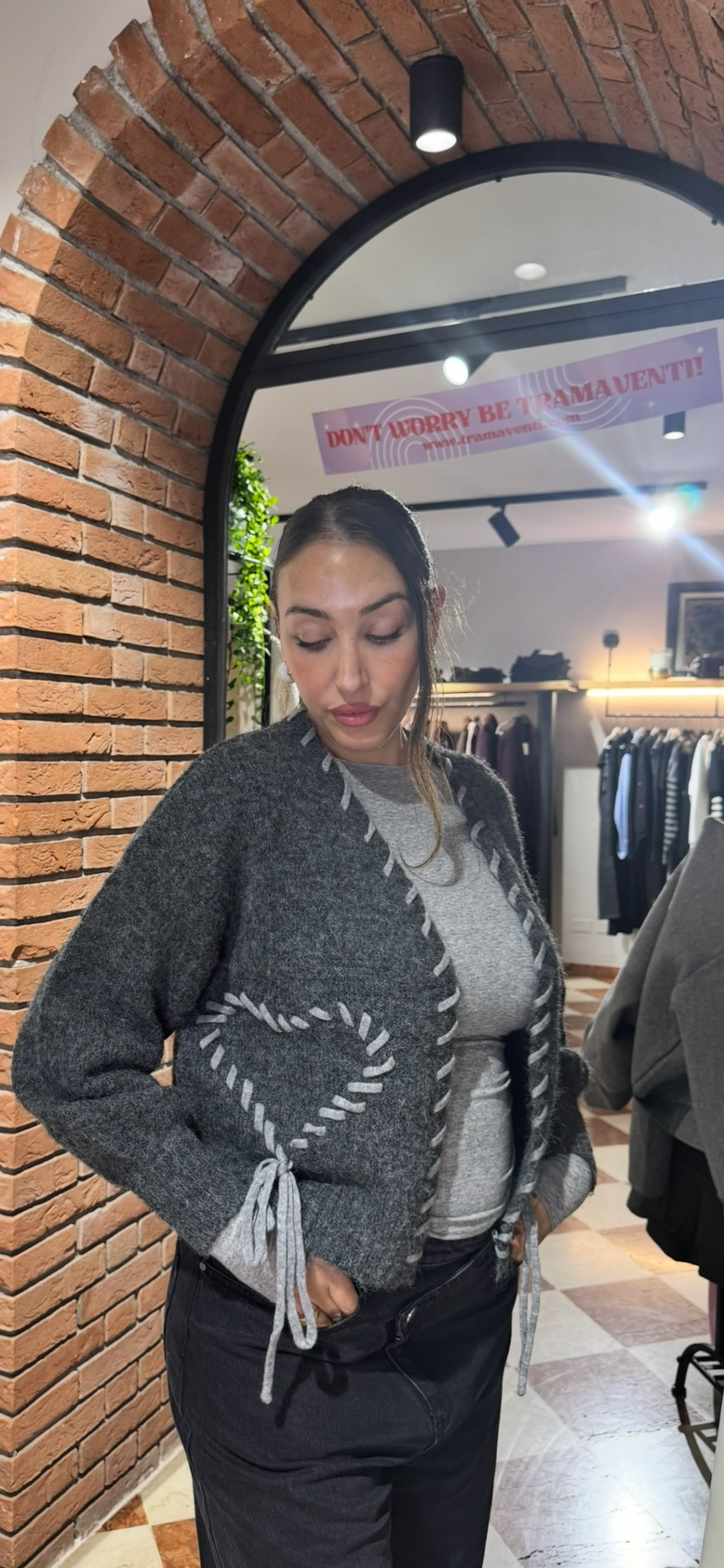 Cardigan intreccio AD64802